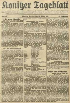 Konitzer Tageblatt.Amtliches Publikations=Organ, nr63