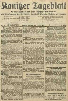 Konitzer Tageblatt.Amtliches Publikations=Organ, nr78