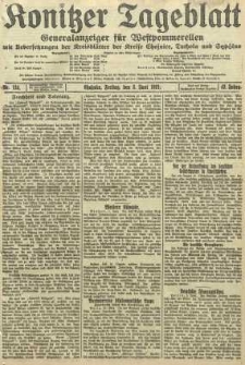 Konitzer Tageblatt.Amtliches Publikations=Organ, nr124