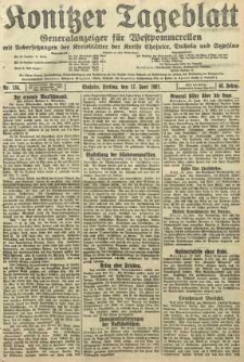 Konitzer Tageblatt.Amtliches Publikations=Organ, nr136