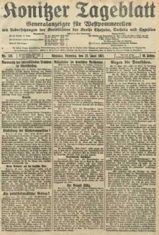 Konitzer Tageblatt.Amtliches Publikations=Organ, nr139