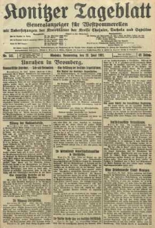 Konitzer Tageblatt.Amtliches Publikations=Organ, nr141