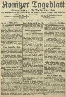 Konitzer Tageblatt.Amtliches Publikations=Organ, nr142