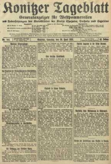 Konitzer Tageblatt.Amtliches Publikations=Organ, nr144