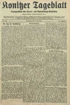Konitzer Tageblatt.Amtliches Publikations=Organ, nr158