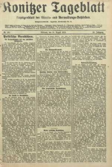 Konitzer Tageblatt.Amtliches Publikations=Organ, nr193