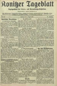 Konitzer Tageblatt.Amtliches Publikations=Organ, nr197