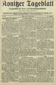 Konitzer Tageblatt.Amtliches Publikations=Organ, nr201