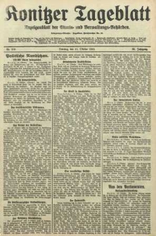 Konitzer Tageblatt.Amtliches Publikations=Organ, nr239