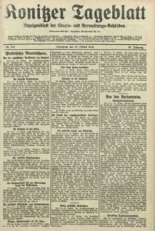 Konitzer Tageblatt.Amtliches Publikations=Organ, nr244