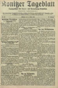 Konitzer Tageblatt.Amtliches Publikations=Organ, nr247