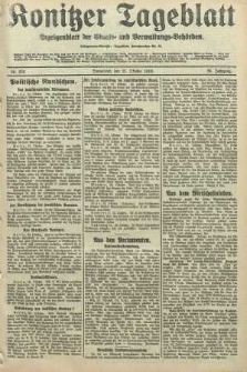Konitzer Tageblatt.Amtliches Publikations=Organ, nr250
