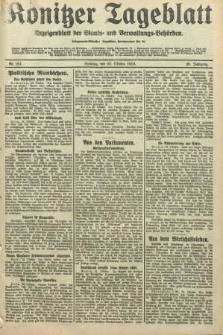 Konitzer Tageblatt.Amtliches Publikations=Organ, nr251