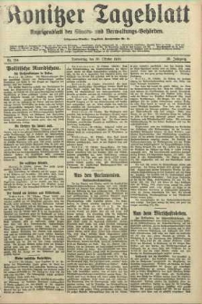 Konitzer Tageblatt.Amtliches Publikations=Organ, nr254