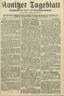 Konitzer Tageblatt.Amtliches Publikations=Organ, nr255