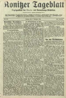 Konitzer Tageblatt.Amtliches Publikations=Organ, nr257