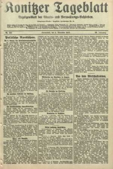 Konitzer Tageblatt.Amtliches Publikations=Organ, nr262