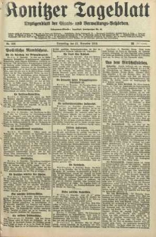 Konitzer Tageblatt.Amtliches Publikations=Organ, nr266