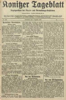 Konitzer Tageblatt.Amtliches Publikations=Organ, nr285