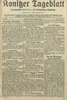 Konitzer Tageblatt.Amtliches Publikations=Organ, nr295