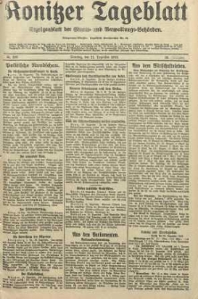 Konitzer Tageblatt.Amtliches Publikations=Organ, nr298