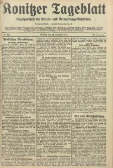 Konitzer Tageblatt.Amtliches Publikations=Organ, nr300