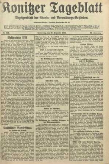 Konitzer Tageblatt.Amtliches Publikations=Organ, nr301