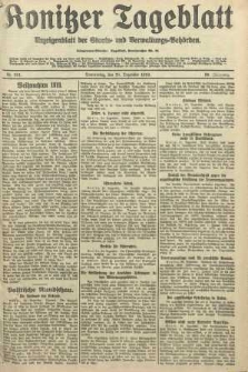 Konitzer Tageblatt.Amtliches Publikations=Organ, nr301