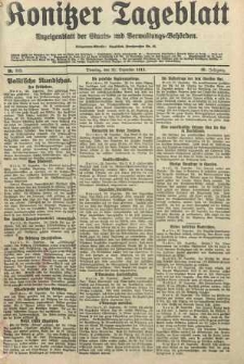 Konitzer Tageblatt.Amtliches Publikations=Organ, nr303