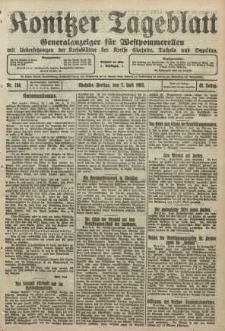 Konitzer Tageblatt.Amtliches Publikations=Organ, nr154