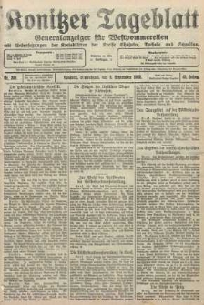 Konitzer Tageblatt.Amtliches Publikations=Organ, nr208