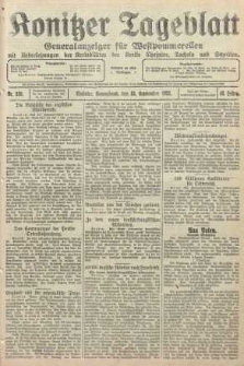 Konitzer Tageblatt.Amtliches Publikations=Organ, nr220