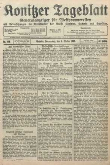 Konitzer Tageblatt.Amtliches Publikations=Organ, nr230