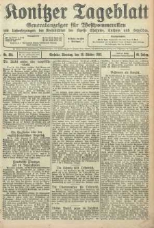 Konitzer Tageblatt.Amtliches Publikations=Organ, nr234