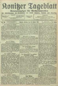 Konitzer Tageblatt.Amtliches Publikations=Organ, nr243