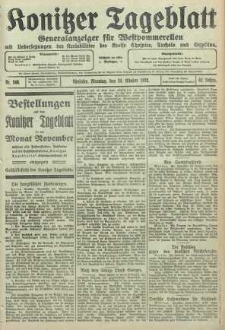 Konitzer Tageblatt.Amtliches Publikations=Organ, nr246
