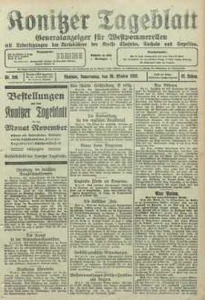 Konitzer Tageblatt.Amtliches Publikations=Organ, nr248