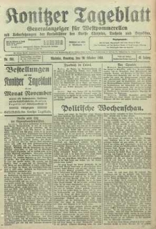 Konitzer Tageblatt.Amtliches Publikations=Organ, nr251