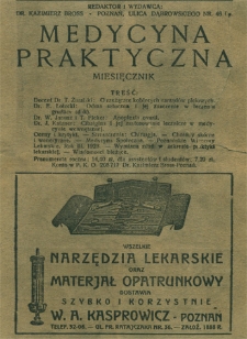 Medycyna Praktyczna : 1929