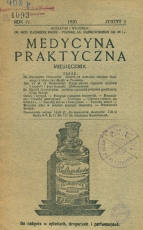 Medycyna Praktyczna : 1930