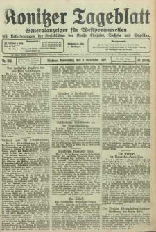 Konitzer Tageblatt.Amtliches Publikations=Organ, nr259