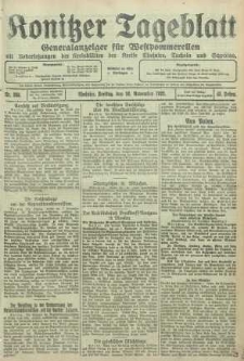 Konitzer Tageblatt.Amtliches Publikations=Organ, nr260
