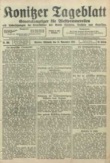 Konitzer Tageblatt.Amtliches Publikations=Organ, nr264