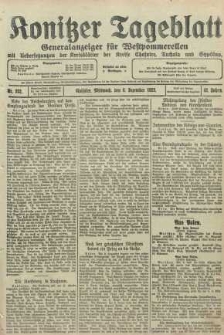 Konitzer Tageblatt.Amtliches Publikations=Organ, nr282