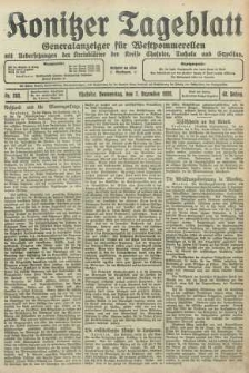 Konitzer Tageblatt.Amtliches Publikations=Organ, nr283