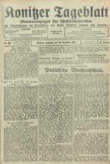 Konitzer Tageblatt.Amtliches Publikations=Organ, nr285