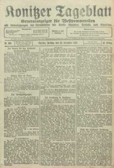 Konitzer Tageblatt.Amtliches Publikations=Organ, nr289