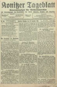 Konitzer Tageblatt.Amtliches Publikations=Organ, nr292