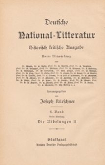 Die Nibelungen. T. 2, Der Nibelunge Not