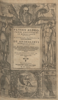 Vlyssis Aldrovandi [...] De animalibvs insectis libri septem